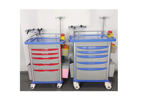 3 Drawers Lockable Stainless Steel Trolley Customized Size