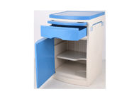 One Drawer Hospital Bedside Cabinet With Adjustable Dining Table For Patient Room