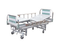 Three Hand Operated Care Crank Medical Hospital Beds Aluminum Alloy Guardrails (ALS-M314)